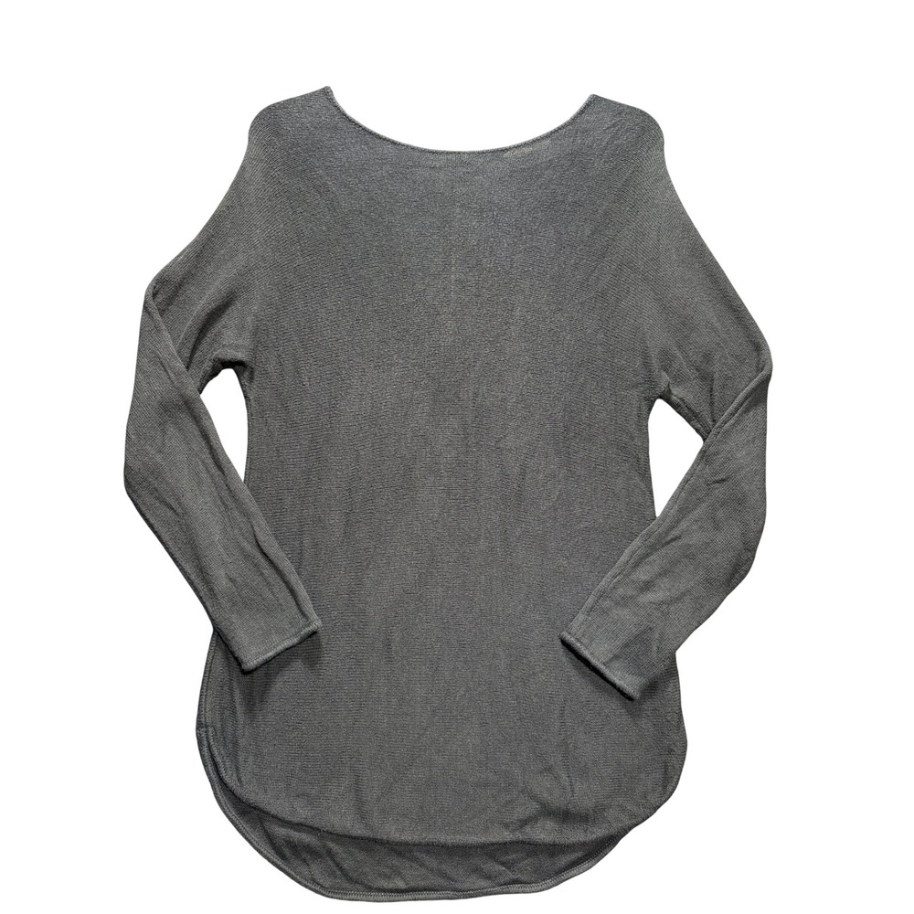 MICHAEL Michael Kors Sweater Women M Black Long Sleeve Boat Neck Ribbed Knit